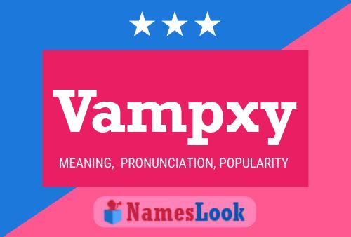 ملصق اسم Vampxy