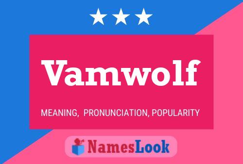 ملصق اسم Vamwolf