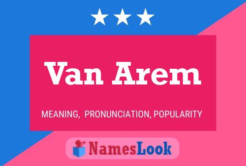 ملصق اسم Van Arem