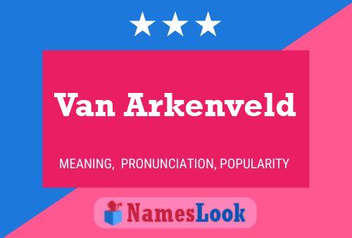 ملصق اسم Van Arkenveld