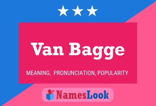 ملصق اسم Van Bagge