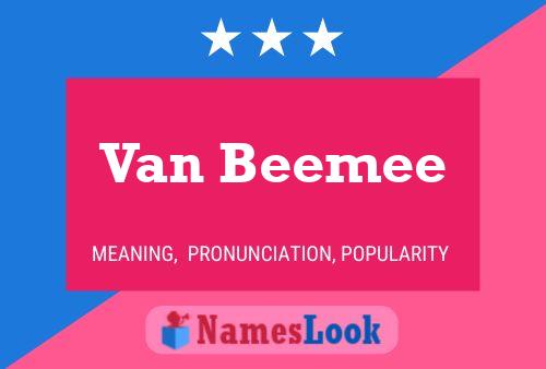 ملصق اسم Van Beemee