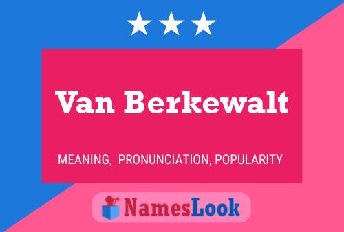 ملصق اسم Van Berkewalt