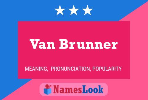 ملصق اسم Van Brunner