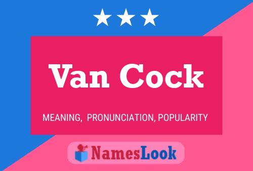 ملصق اسم Van Cock