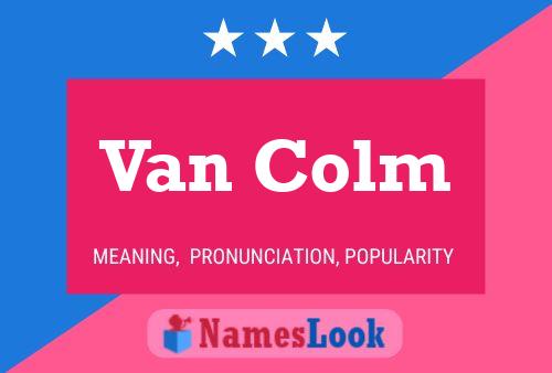 ملصق اسم Van Colm