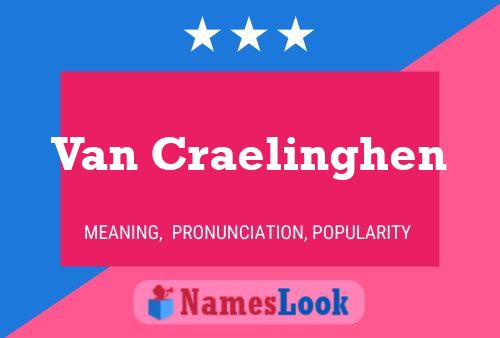 ملصق اسم Van Craelinghen