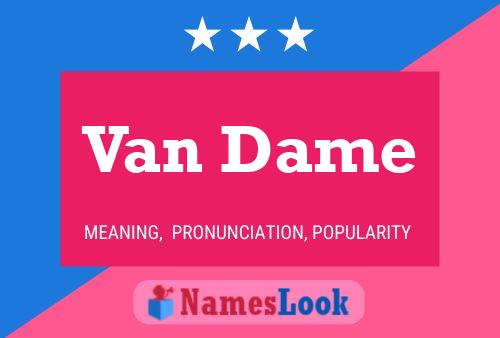 ملصق اسم Van Dame