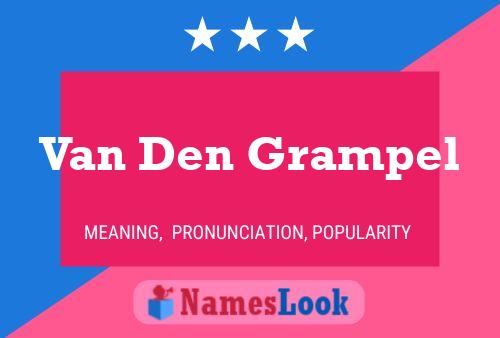 ملصق اسم Van Den Grampel