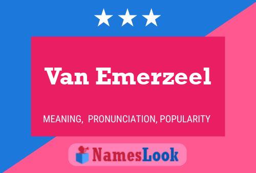 ملصق اسم Van Emerzeel