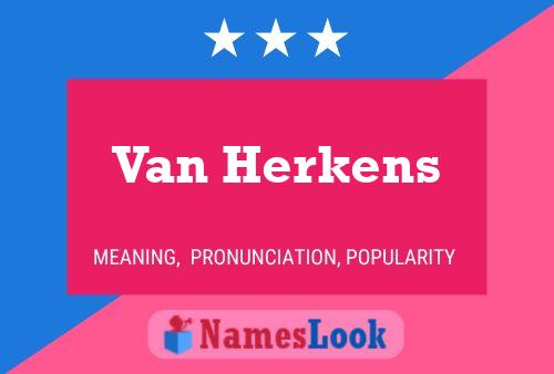 ملصق اسم Van Herkens