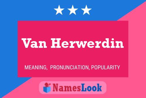 ملصق اسم Van Herwerdin