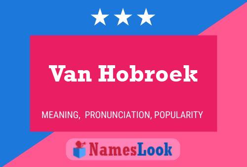 ملصق اسم Van Hobroek