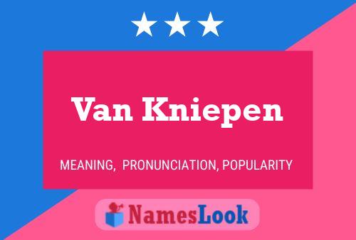 ملصق اسم Van Kniepen