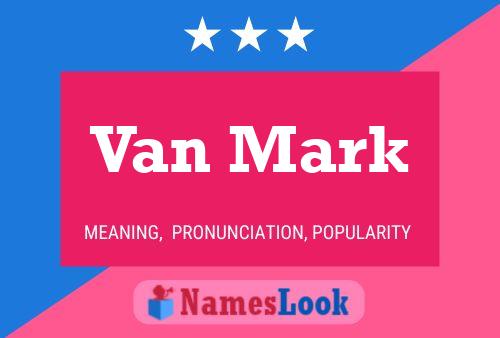 ملصق اسم Van Mark