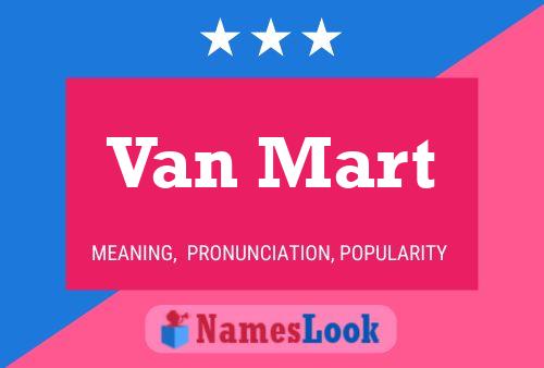 ملصق اسم Van Mart