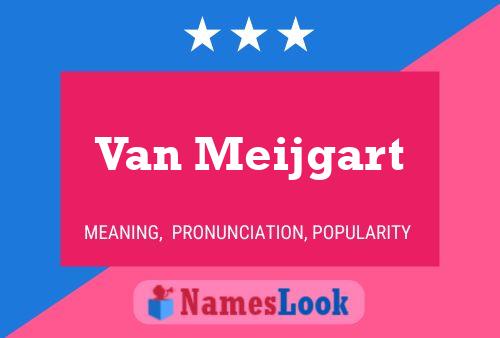 ملصق اسم Van Meijgart