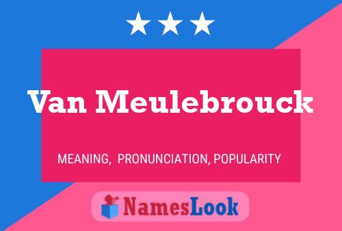 ملصق اسم Van Meulebrouck