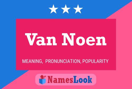 ملصق اسم Van Noen