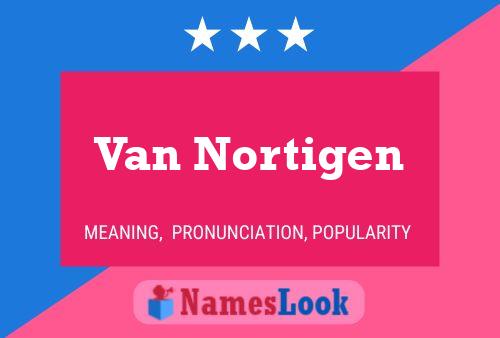 ملصق اسم Van Nortigen