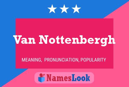 ملصق اسم Van Nottenbergh