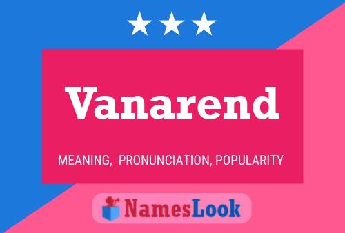 ملصق اسم Vanarend