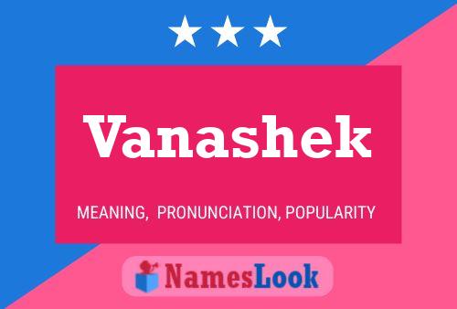 ملصق اسم Vanashek