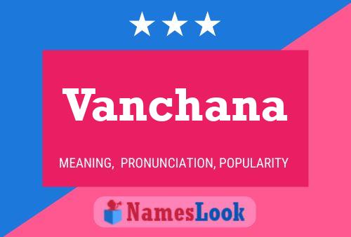 ملصق اسم Vanchana