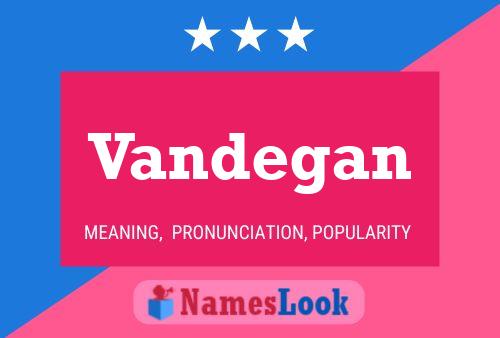 ملصق اسم Vandegan