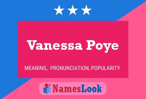 ملصق اسم Vanessa Poye