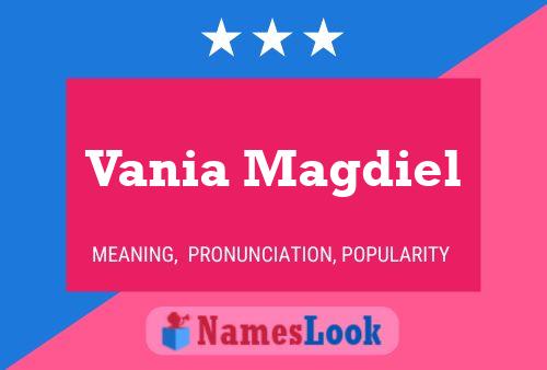 ملصق اسم Vania Magdiel