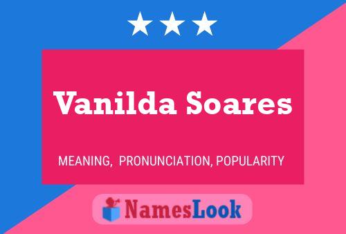 ملصق اسم Vanilda Soares