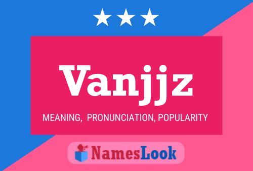 ملصق اسم Vanjjz