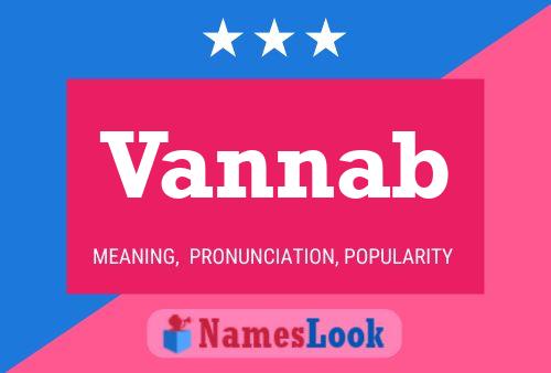 ملصق اسم Vannab