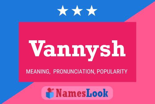 ملصق اسم Vannysh