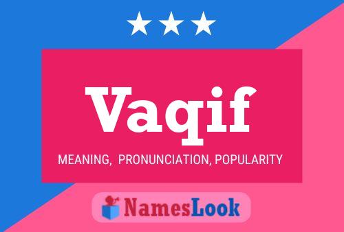 ملصق اسم Vaqif