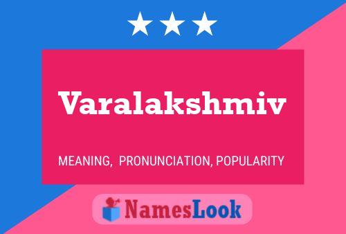 ملصق اسم Varalakshmiv