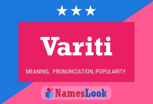 ملصق اسم Variti