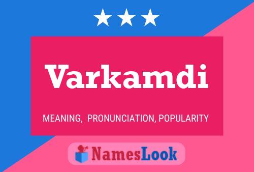 ملصق اسم Varkamdi