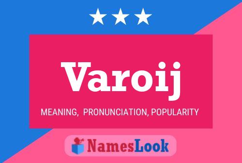 ملصق اسم Varoij