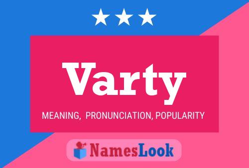 ملصق اسم Varty