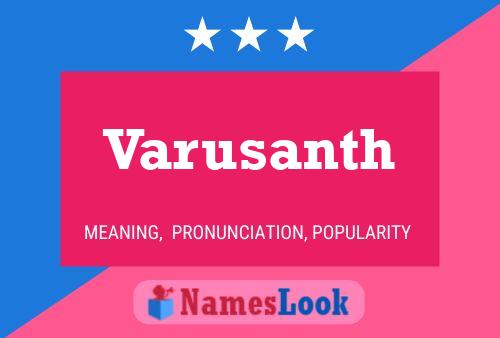 ملصق اسم Varusanth