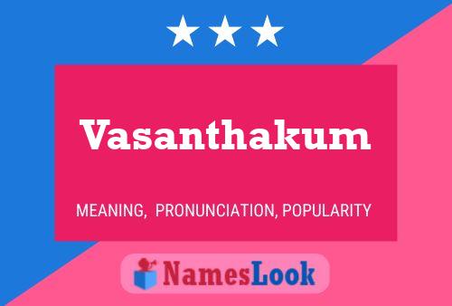 ملصق اسم Vasanthakum