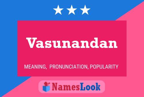 ملصق اسم Vasunandan