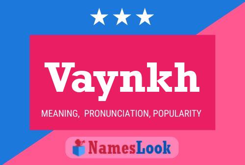 ملصق اسم Vaynkh