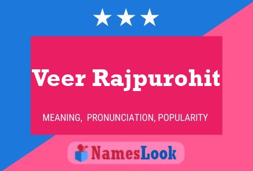 ملصق اسم Veer Rajpurohit