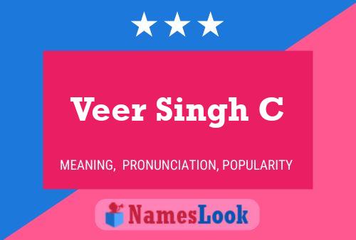 ملصق اسم Veer Singh C