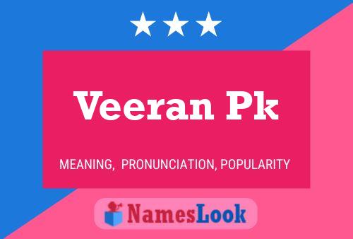 ملصق اسم Veeran Pk