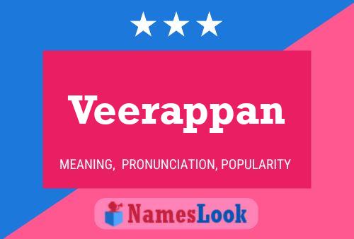 ملصق اسم Veerappan