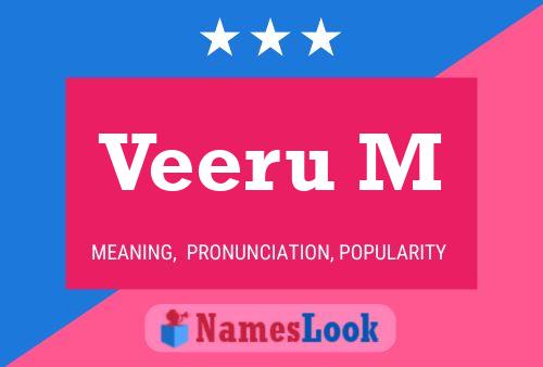 ملصق اسم Veeru M